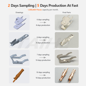 Tùy chỉnh chính xác Brass berili đồng dập điện mùa xuân kết nối liên hệ với uốn pins thiết bị đầu cuối để PCB - Product Image 4