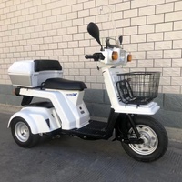 Scooter d'occasion importé Honda1 à trois roues autoportante 50cc à injection de carburant, style rétro pour hommes et femmes, cyclomoteur à essence