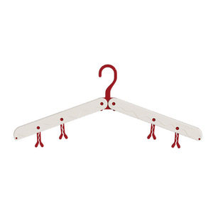 Folding Clothes <b>Rack</b> Single Bar Hook Type Portable <b>Drying</b> <b>Rack</b> For Travel Dormitory Rental Use - Product Image 2