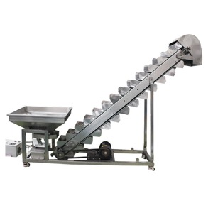 Voedselfabriek Roestvrijstalen Noten Toevoertransportband Zonnebloempitten Emmer Lift Plastic Pinda Ramp Transportband - Product Image 1