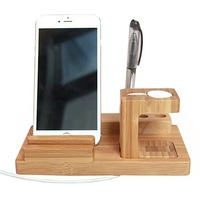 Vente directe d'usine Portable bambou sans fil chargeur de téléphone à charge rapide optimal pour les téléphones mobiles matériau en bois Durable