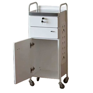 ตู้เก็บอุปกรณ์ทำผม ตู้เก็บเครื่องมือร้านทำผม ตู้เก็บของร้านเสริมสวย รถเข็นเสริมสวย รถเข็นสแตนเลสขนาดเล็ก ชั้นวางของ - Product Image 2