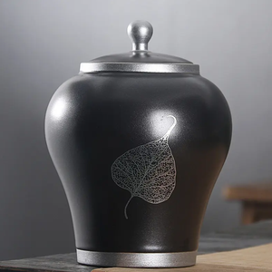 Прямая Продажа с завода, Большая Керамическая урна для домашних животных, подходит для памятной кремационной урны для кошек и собак - Product Image 4