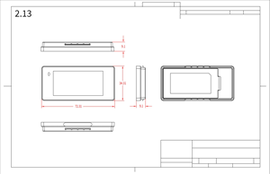 Behang 2,13 дюймов ESL Электронный Ценник EInk цифровой ценник цифровой магазин электронная полка этикетка для умной розничной торговли - Product Image 4