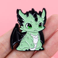 Pin Enamel Dinosaurus Kartun Bros Lucu Pin Kerah Lencana untuk Tas Ransel Aksesoris Pakaian Perhiasan Hewan Hadiah untuk Teman