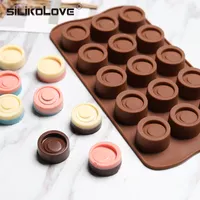Silkolove Silicone Ronde Chocolade Schimmel Cake Bakvormen Keuken Bakken Snoep Suiker Schimmel Bar Block Tool
