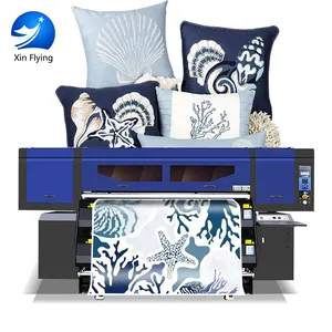 Xinflying High Productivity digital technology 8 HEADS dye sublimation printer inkjet/3d tshirt printer machine sublimation