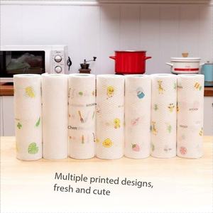 レイジーラグ キッチンペーパータオル-エコフレンドリー使い捨てクリーニングクロス 乾湿両用 糸くずが出ないバージンウッド - Product Image 6