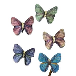 Accesorios Xinmi, broche retro con mariposa bordada en degradado, abrigo, ropa versátil, pin, especial para mujeres con diseño de insecto. - Product Image 5