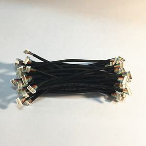 Cabo fêmea 02SUR-32S do conector da única fileira Jst Sur do passo do costume 2 <span class=keywords><strong>3</strong></span> 4 5 6 7 8 9 10 12 Pin 0.8mm - Product Image 1