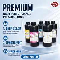 Tinta UV Berkualitas Tinggi untuk Mesin Cetak Digital Tinta Printer UV LED Ramah Lingkungan