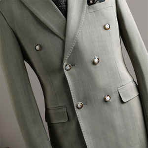 Trajes <span class=keywords><strong>de</strong></span> <span class=keywords><strong>Boda</strong></span> <span class=keywords><strong>de</strong></span> Lujo <span class=keywords><strong>para</strong></span> <span class=keywords><strong>Hombre</strong></span> con Solapa <span class=keywords><strong>de</strong></span> Pico, 2 Piezas, Ropa Formal <span class=keywords><strong>de</strong></span> Diseñador - Product Image 3