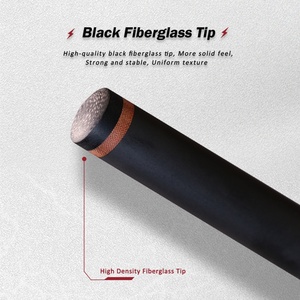 Little Monster Electro-Optic Carbon Fiber <b>Pool</b> <b>Cue</b> - 3 Pieces Jump <b>Cue</b> <b>Pool</b> Stick Low Deflection 13.2mm Tip with PU Leather Bag - Product Image 6