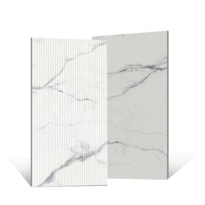 गर्म बेचने चीनी मिट्टी के बरतन फर्श टाइल्स Carrara सफेद Calacatta मैट सतह बाथरूम फर्श और दीवार टाइल - Product Image 6