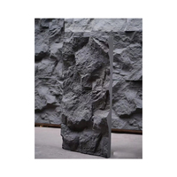 Beauté de mur artificiel Panneau de revêtement de mur de briques bon marché Conceptions Polyuréthane PU Faux champignon Pierre Extérieur par haute qualité