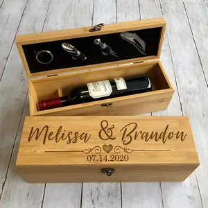 Wholesale Household Wooden Wine Storage Wooden Box Wooden Wine Bottle Boxes Wooden Display Box