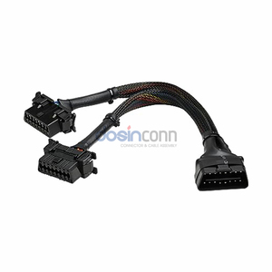 変换されたケーブルOBD2フラットエクステンションケーブルOBD2 16ピン男性から女性1 - Product Image 2