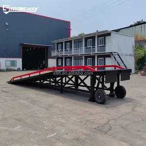 Bewegliche Warehouse Dock Rampe Schwerlast-LKW Tragbare gebrauchte Yard Rampe 8ton verstellbare mobile Laderaum Rampe zum Verkauf
