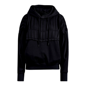 Sudaderas con Capucha para Mujer de Alta Calidad, Estampado Personalizado, Color Sólido, Transpirables, Ecológicas, Estilo Urbano, con Detalle de Pliegues, Cuello con Capucha, Boutique - Product Image 1