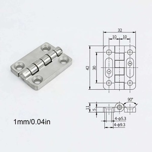 3Pcs Cửa Bản Lề Đa Chức Năng Bản Lề Chuyển Đổi Đơn Giản Cài Đặt Hộp Điều Khiển Ứng Dụng Rộng Kiểm Soát CL209-1 Stud - Product Image 6