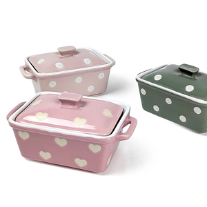 2022 nouveau Design Offre Spéciale <span class=keywords><strong>Pas</strong></span> <span class=keywords><strong>Cher</strong></span> Prix <span class=keywords><strong>Mini</strong></span> Cocotte En Céramique Avec couvercle Ramequins Avec couvercles - Product Image 1