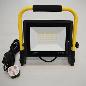 Projecteur LED portable étanche 50W 100W 110V 220V sur pied pour garage, jardin, stade, éclairage de chantier et camping WD-CL012 - Product Image 1