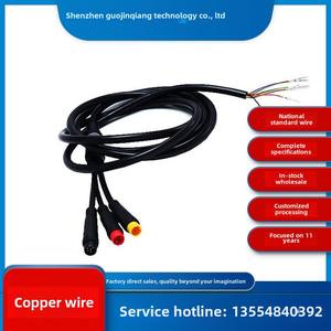 M8 2-Core untuk 6-Core kabel konektor tipe DC tahan air stabilitas tinggi 4Pin colokan listrik jantan aplikasi berperingkat 2A - Product Image 6