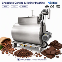 Machine à concher le chocolat industrielle en acier inoxydable entièrement automatique certifiée CE pour usine de chocolat