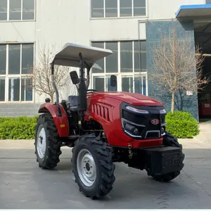 China Factory supply 30hp 40hp 50hp 4 wheel drive farm tractor with front end loader, etc. implements, tools, spare parts