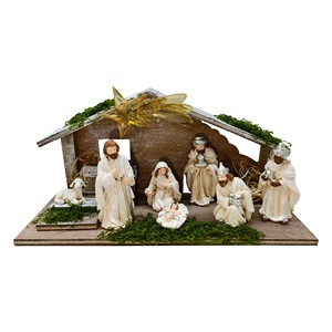 Juego de Natividad al por Mayor con Casa para Decoración Navideña - Product Image 3