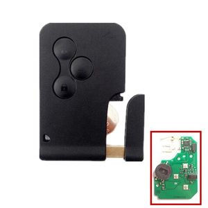 3 Button 433 Mhz ID46 Chip Car Remote Smart Key Card For Renault Megane Car Key