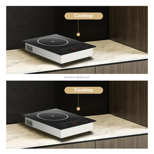 Cocina de inducción recargable solar de 1200W con placa de cocina integrada para casa, estación de carga de coche marino, uso en cocina al aire libre - Product Image 4