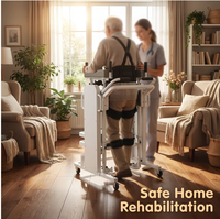 Robot de rééducation à la marche avec support de poids et intégration de tapis roulant, exosquelette motorisé pour les membres inférieurs pour la récupération post-AVC