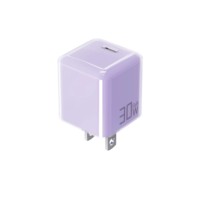 Cargador Rápido GaN Ecológico Ultrafino Tipo-C de 30W 20W con Enchufes Universales para EE. UU. y Japón, Multicolor Vibrante, Certificado FCC ETL Good-She