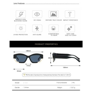 Nuovi Occhiali da Sole Poligonali alla Moda con Montatura Marrone Tartarugata, Protezione Solare per il Tempo Libero e lo Street Style, Logo Personalizzabile - Product Image 2