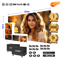 Écran LED commercial couleur intégrale RX P3.91 IP65 7680Hz, panneau mural extérieur P3.91, affichage numérique, panneau publicitaire, publicité commerciale