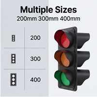 Feu de signalisation routière à LED solaire de qualité supérieure 200 mm 300 mm, flèche directionnelle, vente chaude pour la sécurité routière