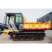 1-12 tonnes dumper sur chenilles tout-terrain en caoutchouc transporteur sur chenilles benne sur chenilles bon marché à vendre