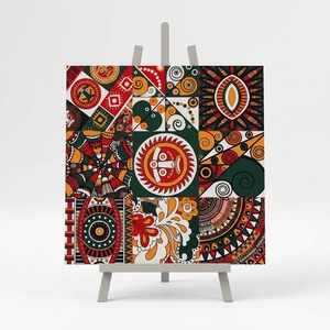 Azulejos de Cerámica Premium Retro Bohemios Mate Antideslizantes de 600x600mm y <span class=keywords><strong>8</strong></span>.5mm de Grosor con Patrones Decorativos Serigrafiados para Baño y Villa - Product Image 1