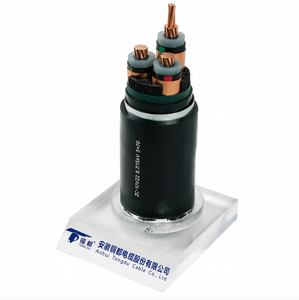 สายไฟฟ้าแรงสูง <span class=keywords><strong>15kV</strong></span> 3x70mm2 รุ่น ZC-YJV22 สำหรับงานหนัก แบบมีเกราะ STA สำหรับเดินสายใต้ดิน พร้อมแกนทองแดงปราศจากออกซิเจน 99.9% - Product Image 1