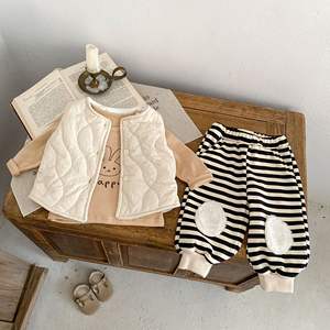 Nuevo <span class=keywords><strong>Chaleco</strong></span> <span class=keywords><strong>Acolchado</strong></span> de Forro Polar y Algodón para Bebés Unisex, Grueso, Cálido y Versátil, Invierno 2025 - Product Image 6