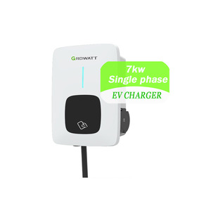 Growatt 7KW Chargeur EV mural solaire <span class=keywords><strong>monophasé</strong></span> Station <span class=keywords><strong>de</strong></span> charge domestique pour véhicules électriques Sortie AC 32A - Product Image 1