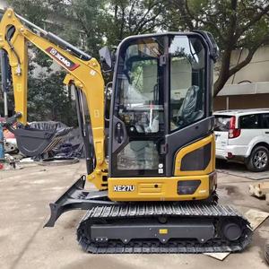 รถขุดขนาดเล็ก XCMG XE27U แบบไม่มีส่วนท้ายยื่นออกมา น้ำหนัก 2.7 ตัน ระบบไฮดรอลิก เหมาะสำหรับงานจัดสวน งานก่อสร้างในพื้นที่แคบในเมือง - Product Image 2
