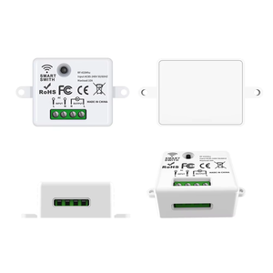 Carte de contrôle sans fil auto-alimentée WiFi intelligente 10A à micro-énergie pour montage en surface, pour projets OEM commerciaux et hôteliers, 4 voies, ABS - Product Image 2