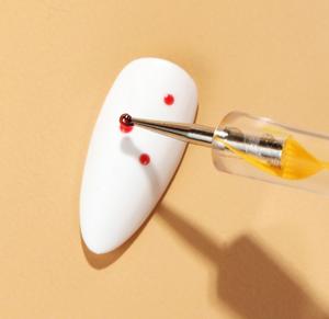 5 pz set di pennelli per unghie in acrilico a buon mercato per unghie funzionale strumento di smalto per unghie Rihenestone applicatore diamanti per Nail Art Dot pennelli - Product Image 3