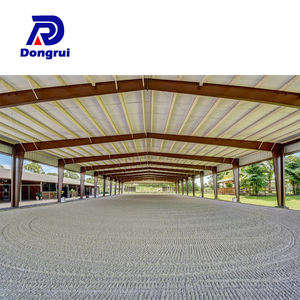 Bâtiments agricoles préfabriqués de maison en acier de hangar de cheval de protection contre la corrosion avec le cadre à énergie solaire - Product Image 5