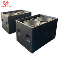 Subwoofer activo de alta potencia 8006 dual de 18 pulgadas