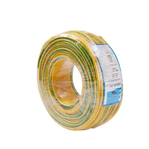 PVC Insulated solar earth cable 6mm2 4mm2 factory direct sales price