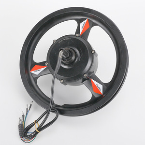 Ebike Motor 14Inch Brushless <b>Hub</b> Motor 36V 48V 250W 350W Rear <b>Hub</b> Motor Front Wheel Kits - Product Image 2