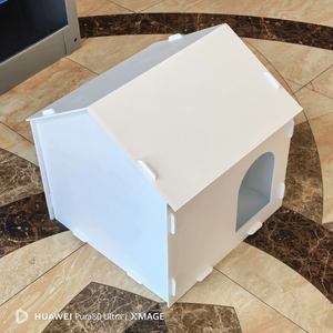 Casa para Mascotas de Plástico Corrugado Plegable y Reciclable Personalizada, Casa para Perros DIY Personalizada - Product Image 3